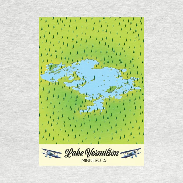 Lake Vermilion Minnesota map by nickemporium1